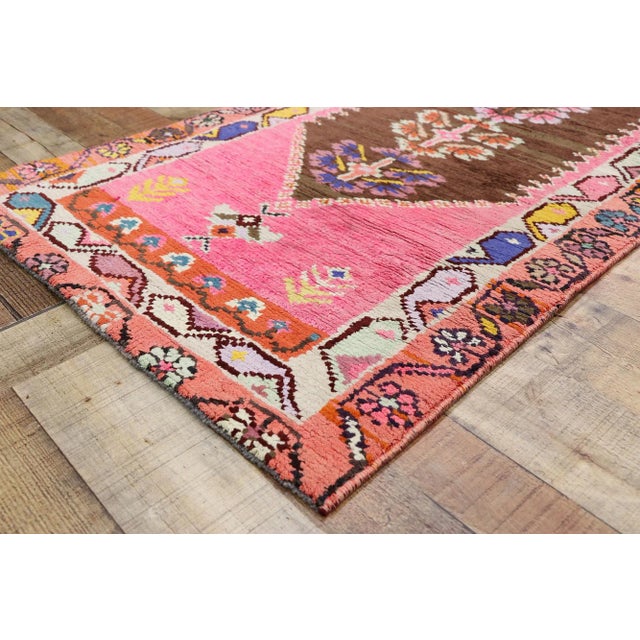 Vintage Turkish Oushak Rug Runner - 02'05 X 11'04 For Sale In Dallas - Image 6 of 8