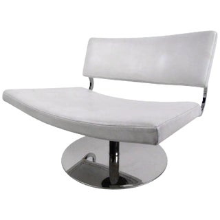 1970s Modern Swivel Lounge Chair For Sale