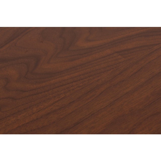 Wood Mid Century Modern Walnut Table or Stool For Sale - Image 7 of 12