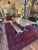 Wood Custom Industrial Flooring Dining Table With Modern Wishbone Steel Legs For Sale - Image 7 of 16