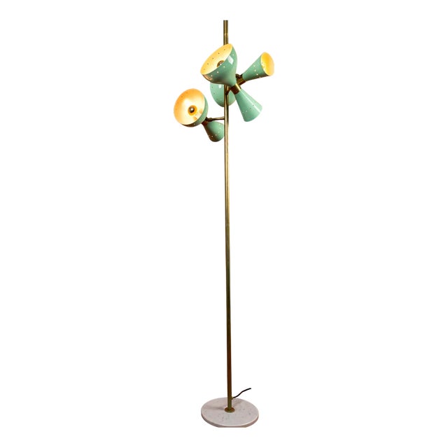 Vintage Floor Lamp in the style of Stilnovo, 1950s For Sale