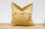Ochre Festive Silk Euro Pillow Cover For Sale In Los Angeles - Image 6 of 7