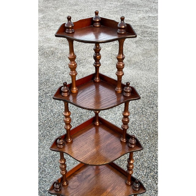 Vintage Victorian Style Corner Shelf Chairish