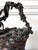 Wood Antique Japanese Smoke Bamboo Basket with Wisteria Root Handle Meiji Period For Sale - Image 7 of 16
