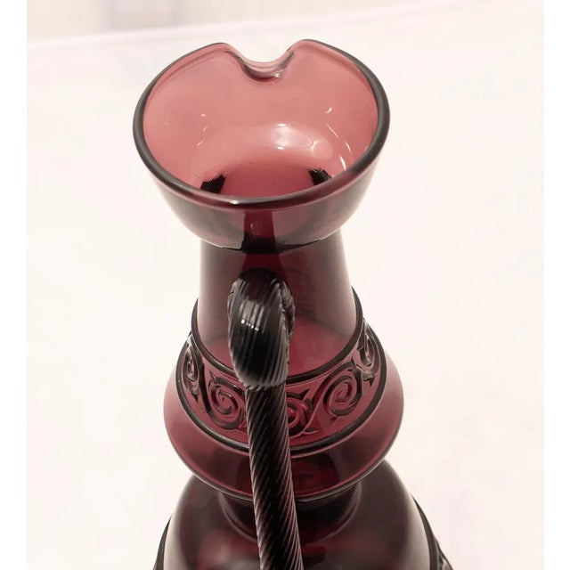 1960s Purple Glass Bottle, 1960s For Sale - Image 5 of 9