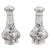 Silver Sterling Silver Art Nouveau Salt Shakers - A Pair For Sale - Image 8 of 8
