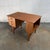 Mid-Century Modern Compact Vintage Danish Modern Teak Writing Desk With Side and Rear Bookshelves For Sale - Image 3 of 10