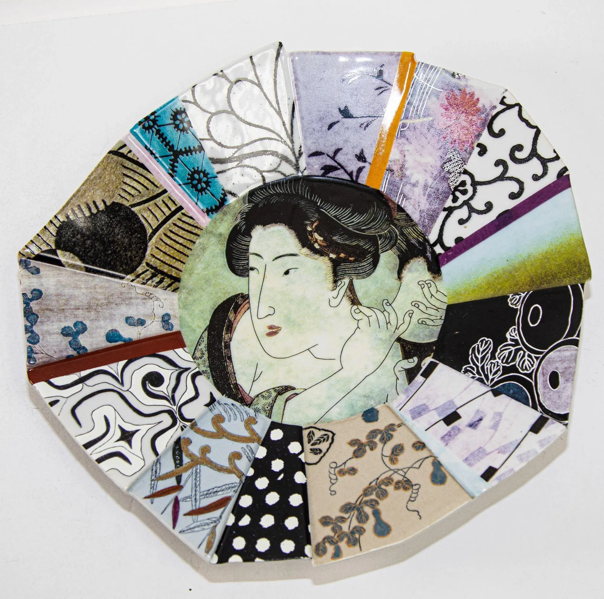 Fabienne Jouvin Imari Japanese Asian Porcelain Wall Plates 1990s