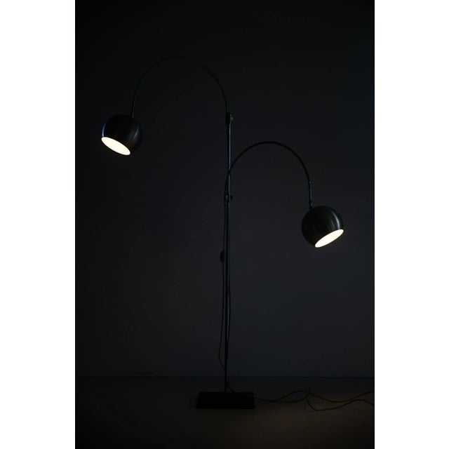 Large Italian Flexible 2-Arm Floor Lamp, 1960s For Sale - Image 9 of 13