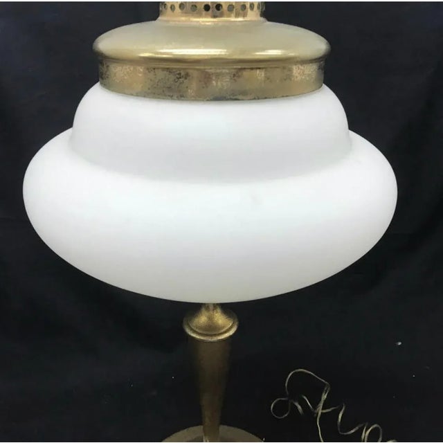 Mid-Century Modern 1950s Mid-Century Modern Italian Table Lamp by Guglielmo Ulrich For Sale - Image 3 of 6