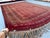 Tribal Coral Turkmen Bokhara Hand-Knotted Wool Rug - 7'2" X 9'8" For Sale - Image 3 of 11
