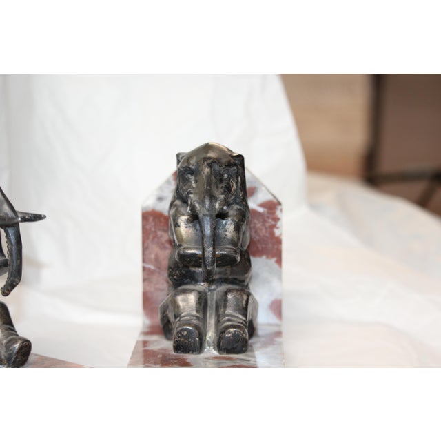 Elephant Bookends, 1930s, Set of 2 For Sale - Image 10 of 18