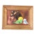1970’s Original Folk Art Cute Plush Animals Still Life Painting For Sale