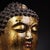 Metal Monumental Vintage Gilt Bronze Buddha Head Sculpture - Large Asian Zen Decor, 20 LBS For Sale - Image 7 of 9