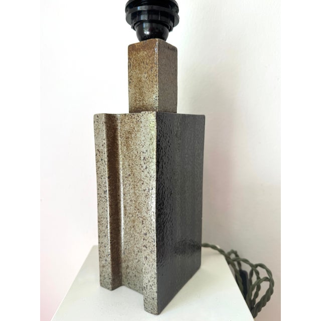 Stylish, large, danish, vintage table lamp/ lamp foot designed by Per Linnemann Schmidt /Palshus in denmark in the 1975....