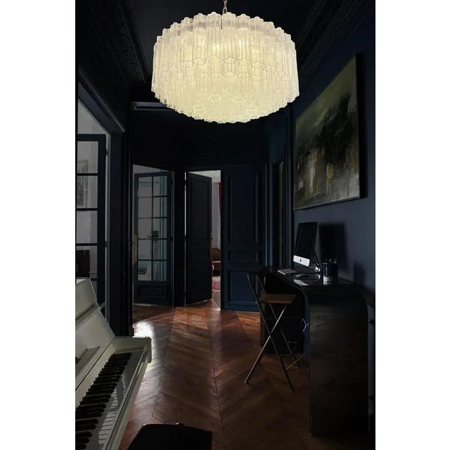Murano Glass Tubes Chandelier, 1980s For Sale - Image 6 of 12