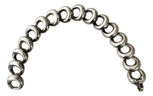 1990s Ilaria Sterling Silver Link Bracelet