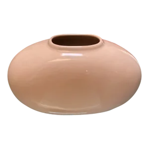 Vintage Post Modern Oval Shape Vase