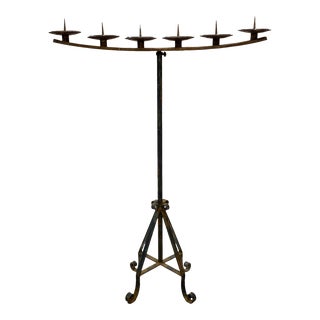 Early 20th Century Metal Candelabra For Sale
