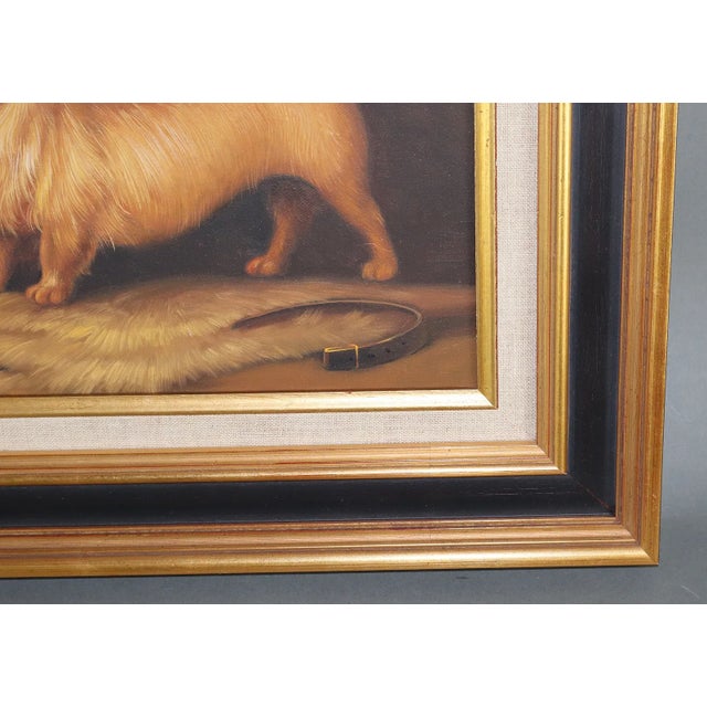 Traditional Late 20th Century Dandie Dinmont Terrier Oil Painting For Sale - Image 3 of 7