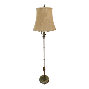 1920s Rembrandt Signed Floor Lamp With Marble Base