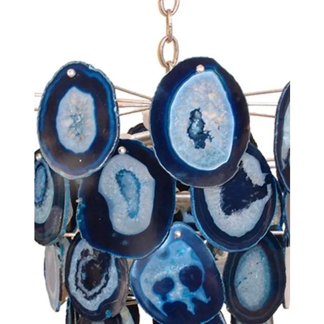 This is a classic piece from Marjorie's wildly successful line of agate Bebe chandeliers. It is made of a hand wrought...
