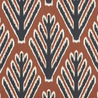 Sample - Schumacher X Johnson Hartig Bodhi Tree Fabric in Brown & Black For Sale