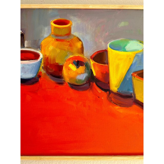 Still Life Painting Signed William Hannum Rich Colors California Artist For Sale - Image 11 of 13