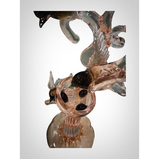 Gold Murano Sculpture by Pino Signoretto Representation Murano Gl, 1970s For Sale - Image 8 of 18