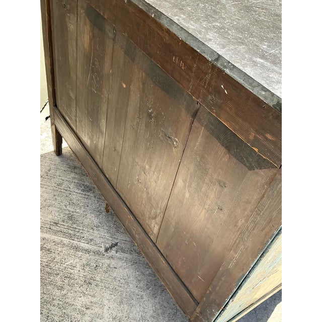Vintage Hand-Painted Drapery Swag Motif Dresser For Sale - Image 4 of 16