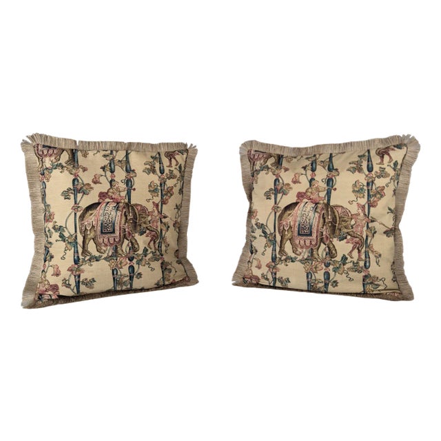 Vintage Cushions by Gaston and Daniela, 1960s, Set of 2 For Sale