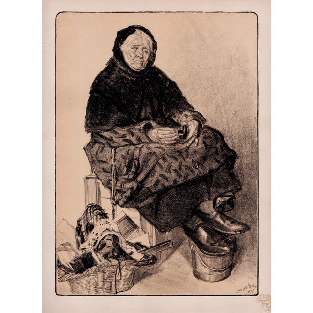 Louis Malteste, Marchande de Lacets, 1897, Lithograph on Paper For Sale - Image 9 of 9