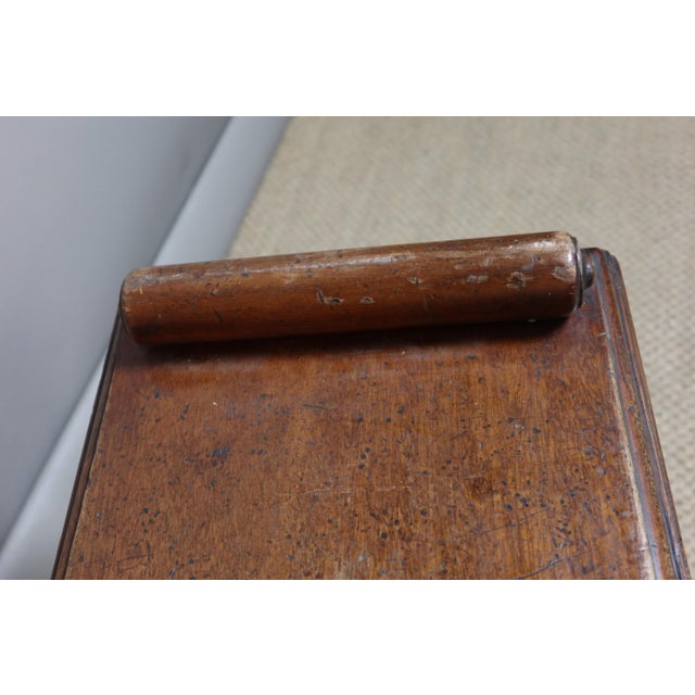 Late 18th Century Mahogany Bench For Sale - Image 3 of 8