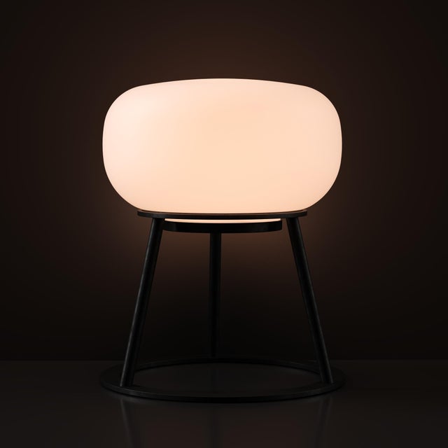 Black TRIPOD Rechargeable Cordless LED Table Lamp, 3-Levels Brightness Touch Sensor Control, Black For Sale - Image 8 of 14