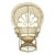 Matthew Izzo Lollipop Rattan Peacock Chair For Sale