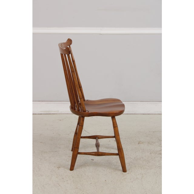 Set of 6 Stickley Cherry Windsor Style Chairs For Sale In Philadelphia - Image 6 of 18