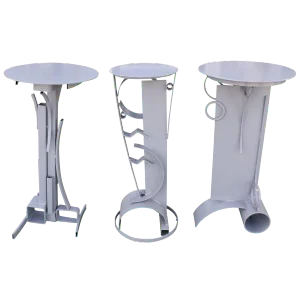 Three Custom Pedestals