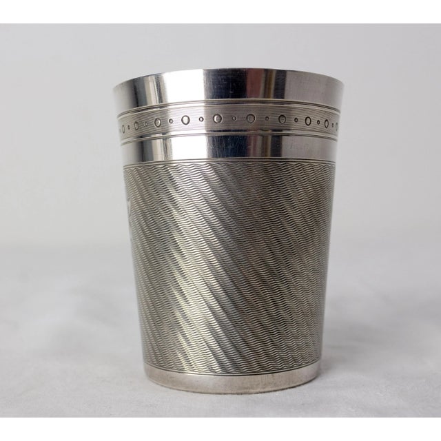 French Silver Metal Goblet, 1900s For Sale - Image 3 of 6