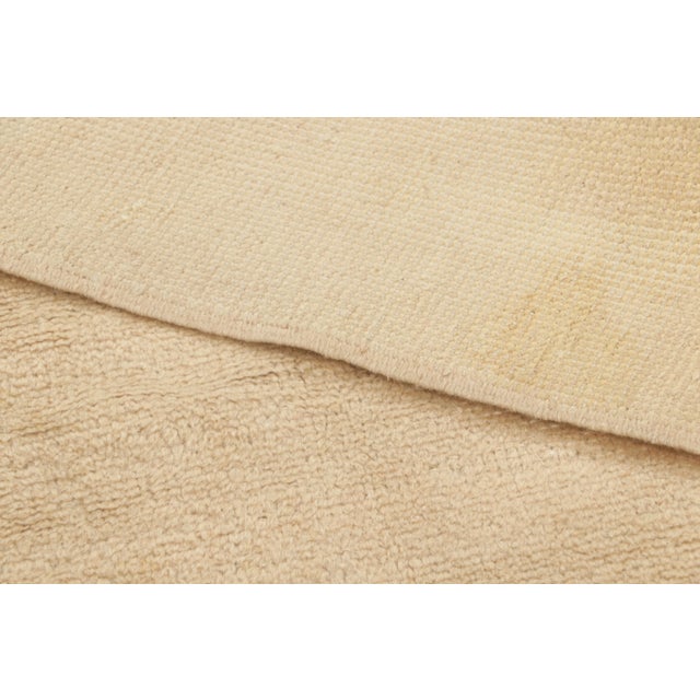 Textile Vintage French Wool Rug With Stepped Motifs by Rug & Kilim, 1950-1959 For Sale - Image 7 of 8