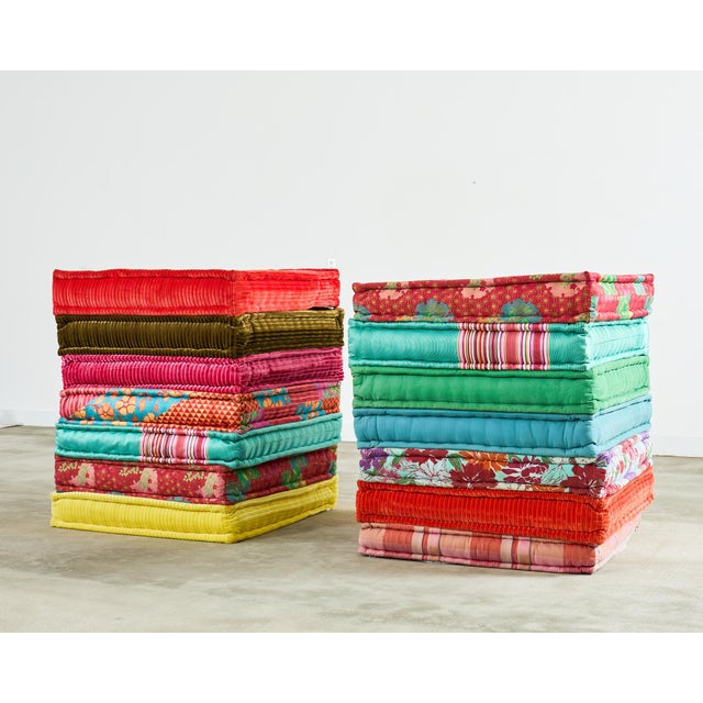 Textile Mah Jong Hans Hopfer for Roche Bobois Kenzo Missoni 21 Piece Sofa For Sale - Image 7 of 12