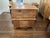 Brown Late 20th Century Rustic Pine Wood Dry Sink Cabinet / Blanket Chest – Country Primitive Storage For Sale - Image 8 of 12