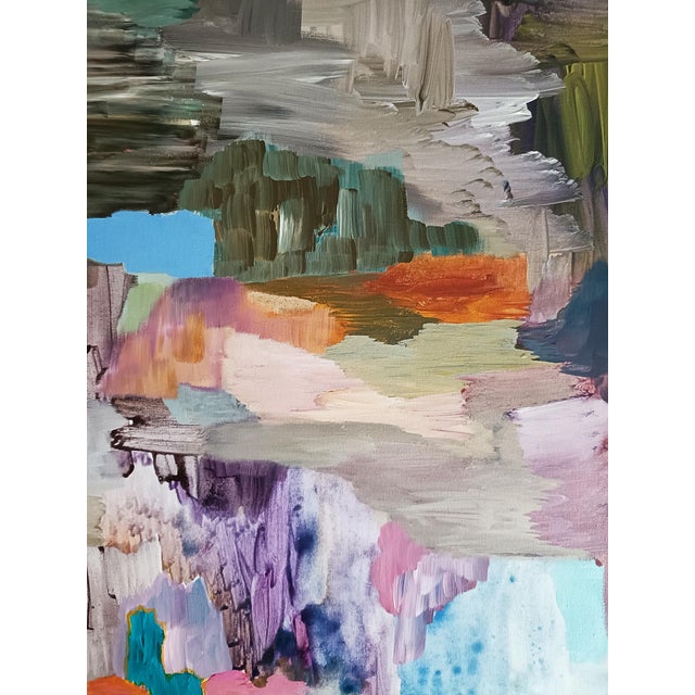 2020s Contemporary Abstract Acrylic on Canvas Painting "c13.2025" by Antony Densham For Sale - Image 5 of 6