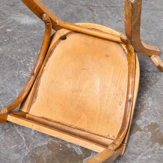 Vintage French Dining Chairs, 1950s, Set of 6 For Sale - Image 12 of 13