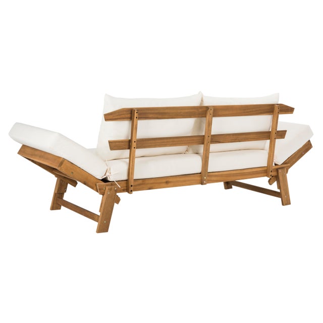 Tandra Modern Contemporary Outdoor Daybed in Natural & Beige For Sale In Philadelphia - Image 6 of 10