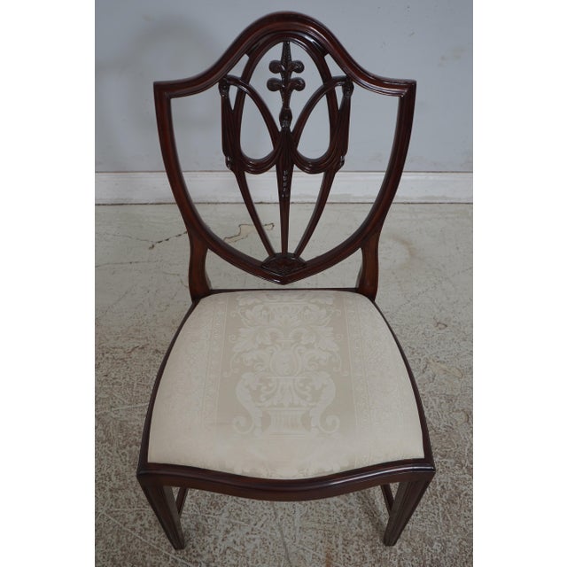Age: Approx: 15 Years Old Details: Solid Mahogany Rich High Sheen Mahogany Finish Fine Carved Details Quality Construction...