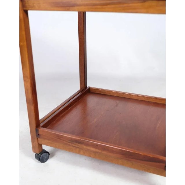 Roll Coffee Tables with Serving Tray in Walnut, 1960s, Set of 2 For Sale - Image 10 of 13