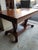 Traditional 1800's Carved Rosewood Library Table For Sale - Image 3 of 12