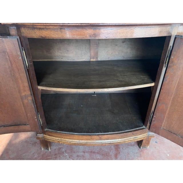 Brown 19th Century Louis XIV Sideboard in Oak For Sale - Image 8 of 13