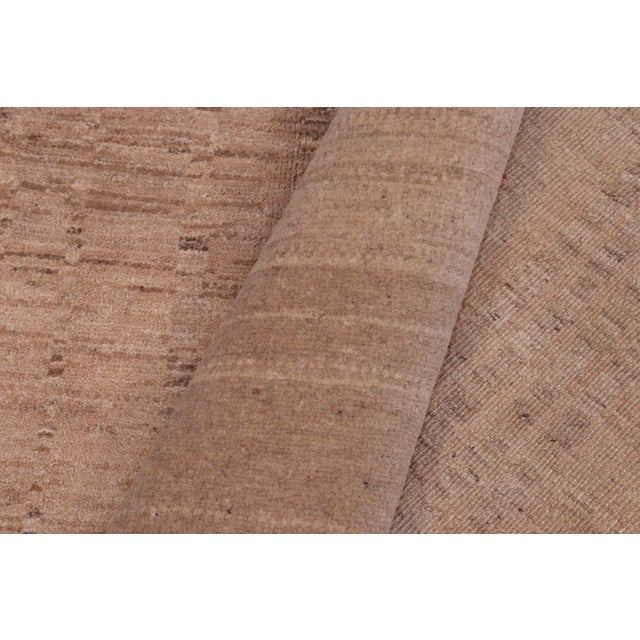 Textile Bohemian Gabbeh Tan/Beige Wool Rug - 5'11'' X 8'11'' For Sale - Image 7 of 10