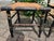 Pair of Antique Ladder Back Child Kid Woven Chairs For Sale - Image 14 of 15